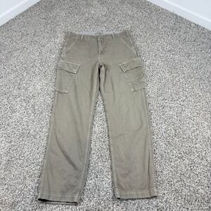 Levis XX Cargo Pants Mens 31x32 Beige Tapered Stretch Twill Utility Workwear